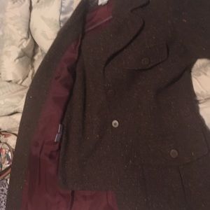 Matching blazer and skirt